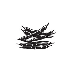 bean icon symbol sign vector