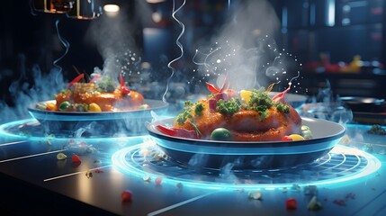 Imagine a crismis-themed virtual cooking competition where AI chefs compete to create the most...