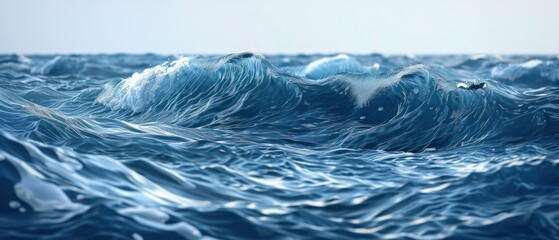 Illustrate the curvature of waves in the ocean to demonstrate the application of trigonometry in nature Emphasize