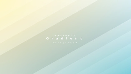 Beautiful Summer Gradient Background in Blue and Yellow - Vector Design
