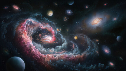 Deep space background