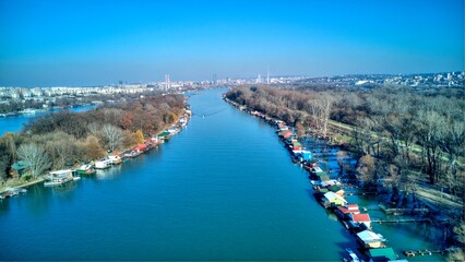 Naklejka premium Drone Sava 