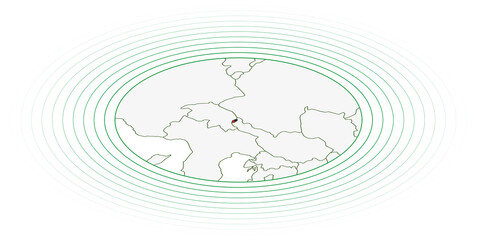 Liechtenstein oval map.