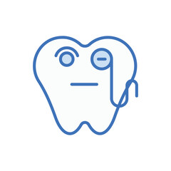 Detective icon design with white background stock illustration