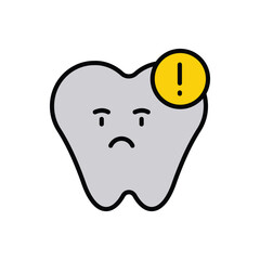 Confusion icon design with white background stock illustration