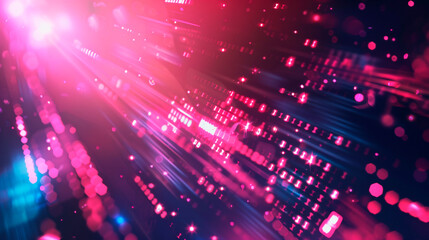 Fototapeta premium digital data concept with binary code