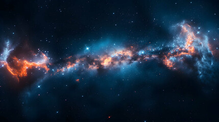 A stunning view of the Milky Way galaxy.