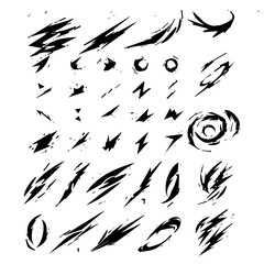 black and white illustration of a set of arrows
