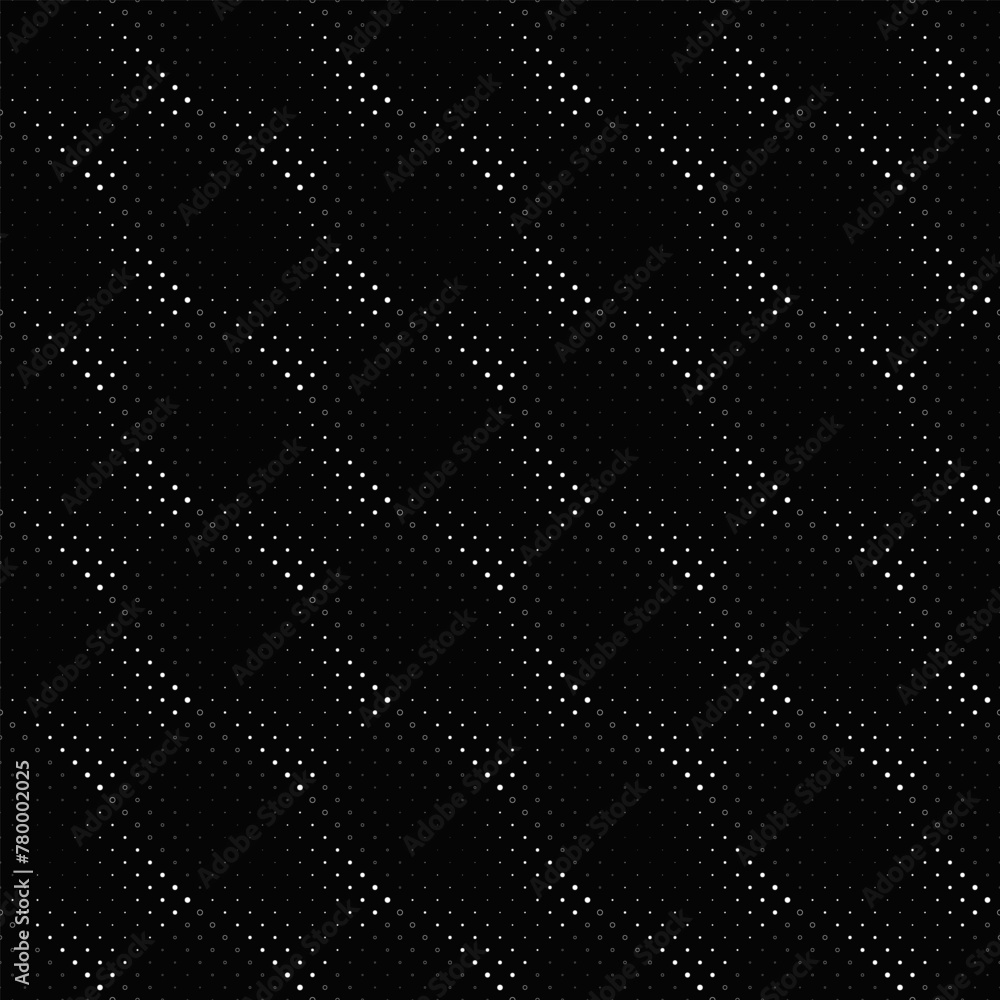 Aufkleber monochrome circle pattern background - abstract black and white vector design