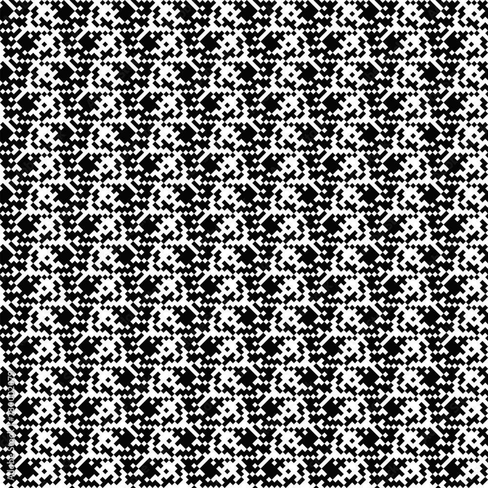 Poster seamless diagonal black and white pattern background - repetitive abstract vector graphic design