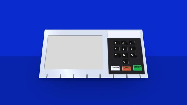 Urna eletr&ocirc;nica brasileira