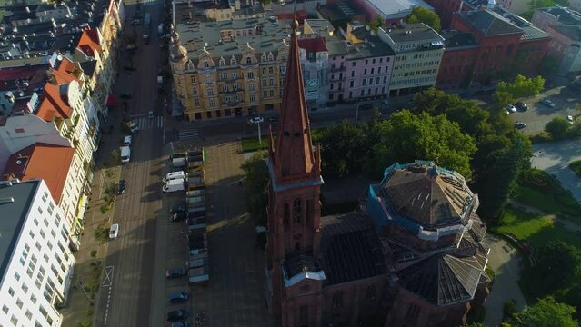 Church Plac Wolnosci Bydgoszcz Kosciol Piotra Pawla Aerial View Poland