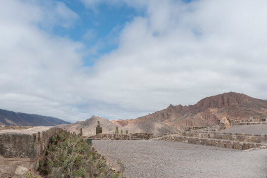 A view from Pucara de Tilcara, an archeological city in Jujuy, Argentina