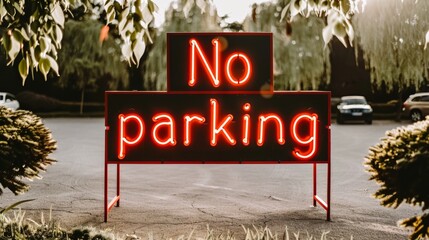 a no parking sign - 780014249