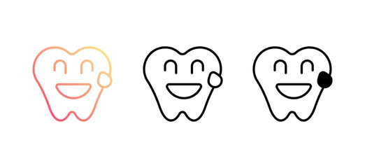 Laugh icon design with white background stock illustration