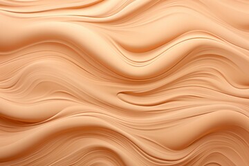 Smooth Beige Wavy Texture - Abstract Sand Dune-Inspired Background