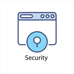 Security  Icon Symbol vector graphics.