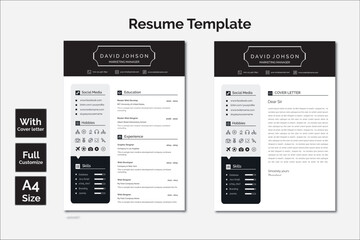 cv resume template