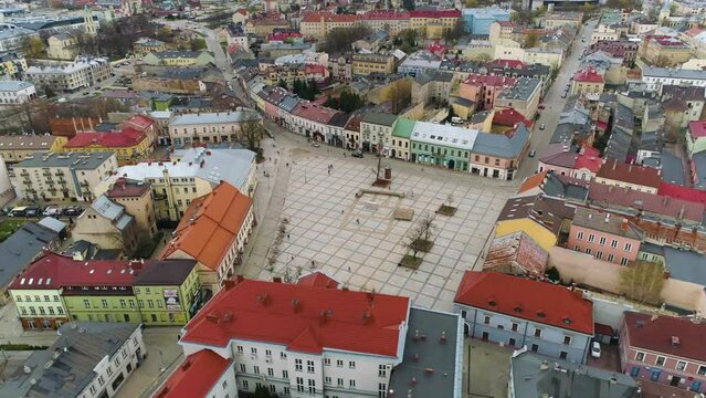 Market Square In Kielce Rynek Aerial View Poland