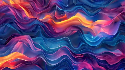 Digital art showcasing a modern abstract background with flowing textures and vibrant wave patterns