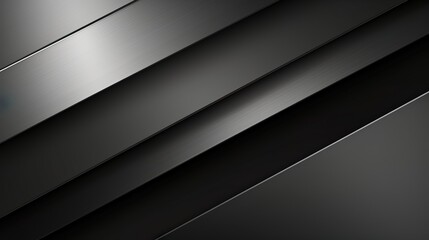 An abstract image displaying a sleek metallic gradient with various sharp edged lines creating a high-end modern look - Powered by Adobe
