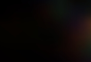 Dark Black vector bokeh and colorful pattern.