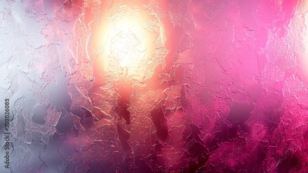 Poster close-up of window with illuminated light. generative ai