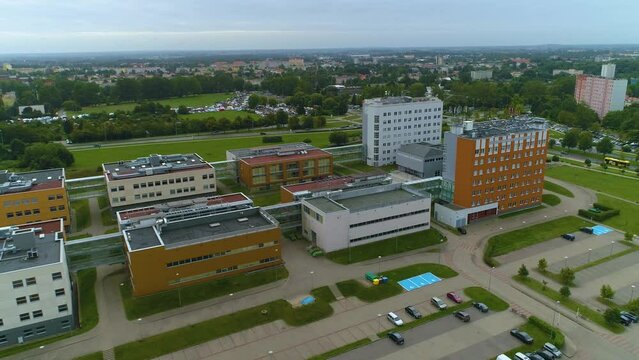 University Of Technology In Koszalin Politechnika Aerial View Poland