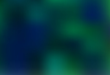 Light Green vector blurred and colored background.
