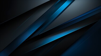 A sleek and modern design featuring dark hues of blue with highlights creating a futuristic look
