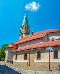 Naklejka premium Cathedral of Saint Daniel in Slovenian town Celje