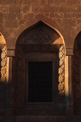 natural light and shadow on the windows of the ishakpasa palace