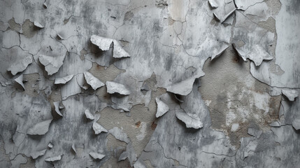 Weathered Wall Texture with Peeling Paint