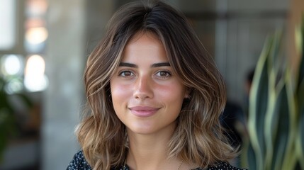 Person Holding Plant With Plant in Background