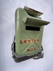 mailbox on the wall