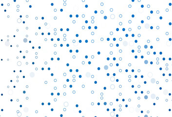 Light BLUE vector template with circles.