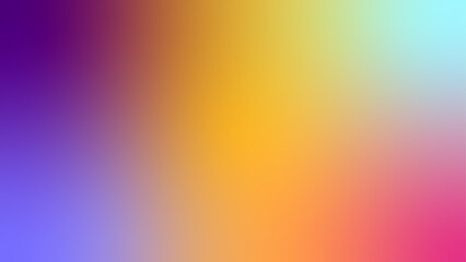smooth gradient background, purple, pink, orange, light blue, vector illustration