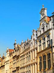 Fototapeta na wymiar Scenic view of the Grand-Place in Brussels, Belgium