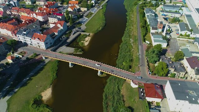 Landscape Torunski Bridge Centaur Konin Most Centrum Aerial View Poland