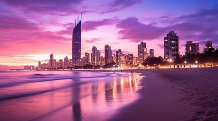 Obraz premium city skyline