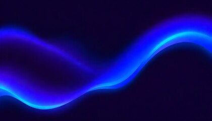 Blue purple neon smooth liquid waves abstract background. Vector banner design
