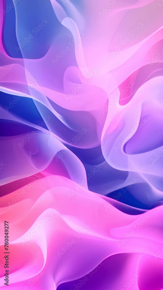 Poster abstract background with smooth shapes