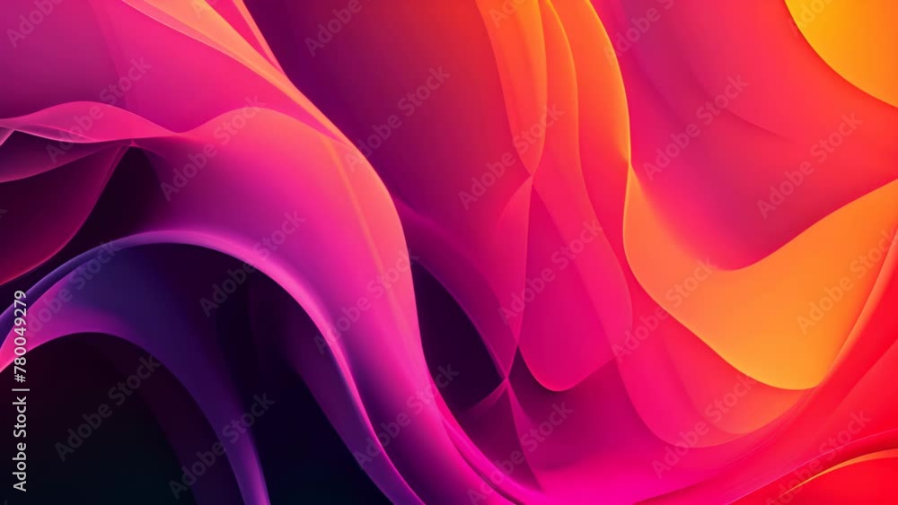 Poster abstract background with smooth shapes