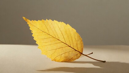Seasonal Simplicity: Macro Focus on Alder Leaf Texture