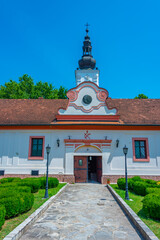Bodjani monastery in Serbia during a sunny day