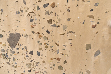 Sand and stone texture - Sable fin et pierre - marée basse 