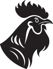 Feathered Squad: Roster Chicken Emblem in Vector Clucking Champions: Iconic Roster Chicken Graphics