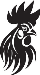 Eggshell Ensemble: Iconic Roster Chicken Graphics in Vector Rooster Reign: Vector Logo Design with Chicken Icons