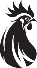 Rooster Reign: Vector Logo Design with Chicken Icons Poultry Pack: Roster Chicken Emblem in Vector Form