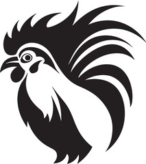 Talon Troop: Iconic Roster Chicken Graphics in Vector Coop Crew: Roster Chicken Icon in Vector Design